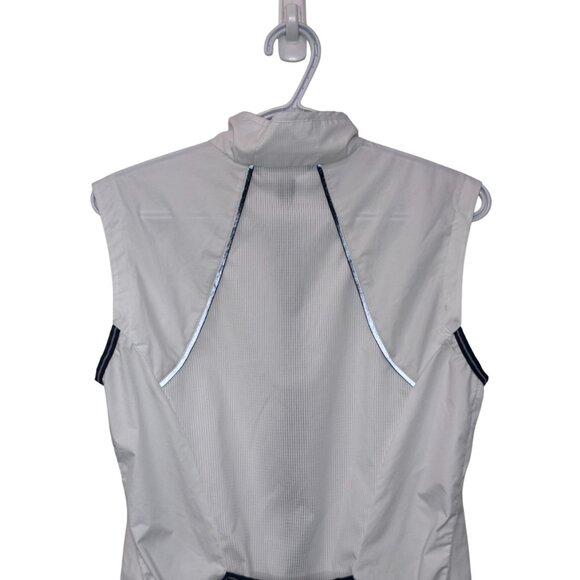 MEC women's white cycling full zip vest size M - Picture 7 of 11